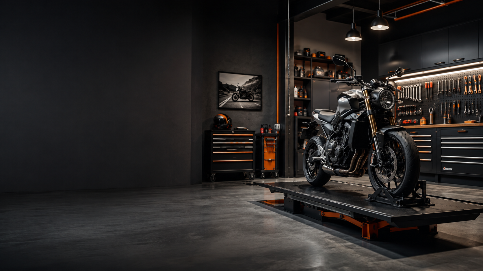 Gizmoto motorcycle workshop and specialist repair facilities
