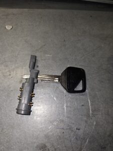 Honda CBF1000 ignition lock decoded to produce a replacement key after all keys were lost