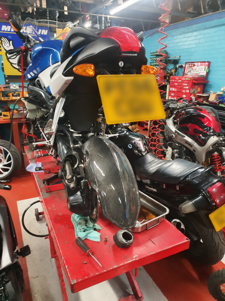 BMW K1200 gearbox repair